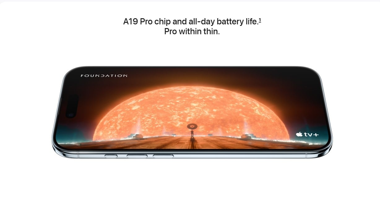ชิป iphone air บน iphone 17 รุ่นใหม่ บางเฉียบ