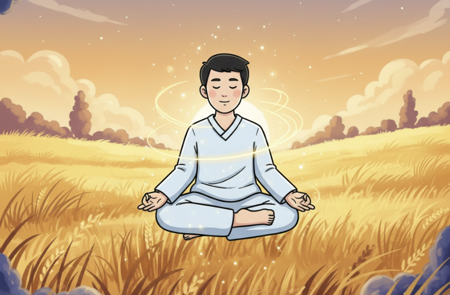 ฝึกนั่งสมาธิเจริญสติ