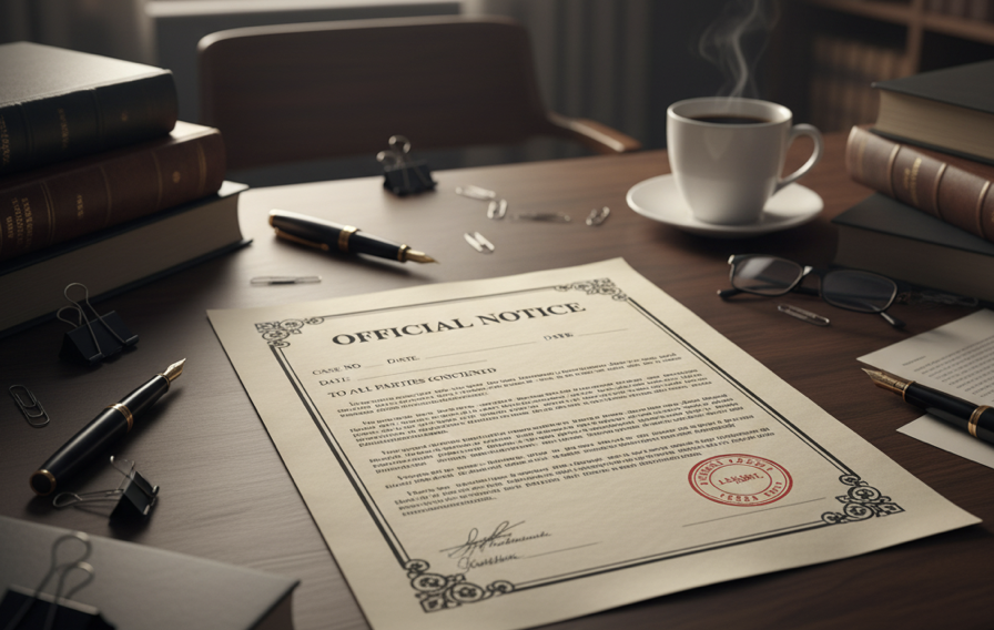 เอกสารโนติส ผู้เช่ามีสิทธิส่งให้คนเช่าได้