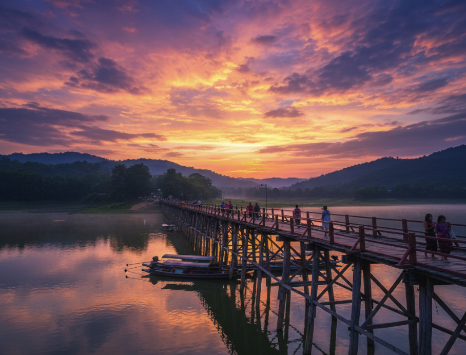 สะพานมอญ สังขละบุรี 