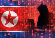 กราฟิกแสดงแฮกเกอร์เกาหลีเหนือ