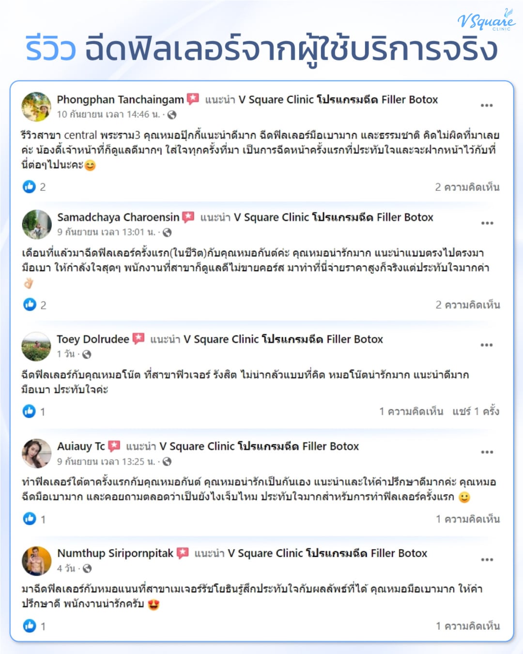 รีวิวฟิลเลอร์ร่องแก้ม