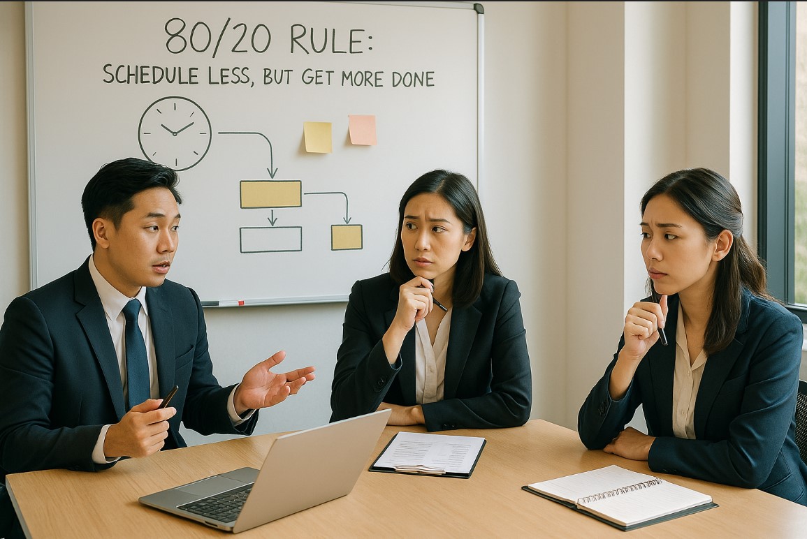 การสร้างเป็นนิสัย (Atomic) แทนที่จะพยายามอ่านทั้ง 10 ฉบับ คุณเปลี่ยนมาสร้างนิสัยใหม่ที่ทำได้ง่ายและสม่ำเสมอคือ "อ่านจดหมายข่าวหลักแค่ 2 ฉบับนี้ทุกเช้า