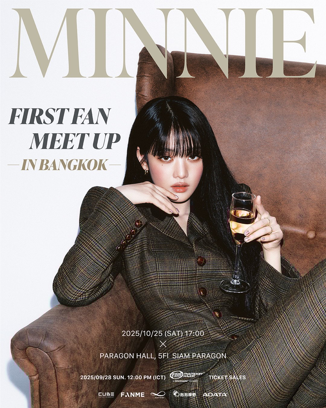 โปสเตอร์โปรโมตงาน MINNIE FIRST FAN MEET UP IN BANGKOK