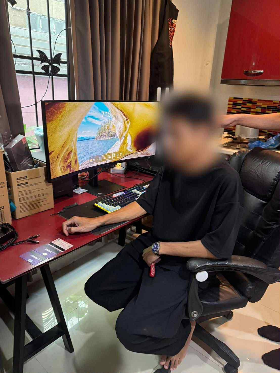 ปืนกล อดีตนักมวย