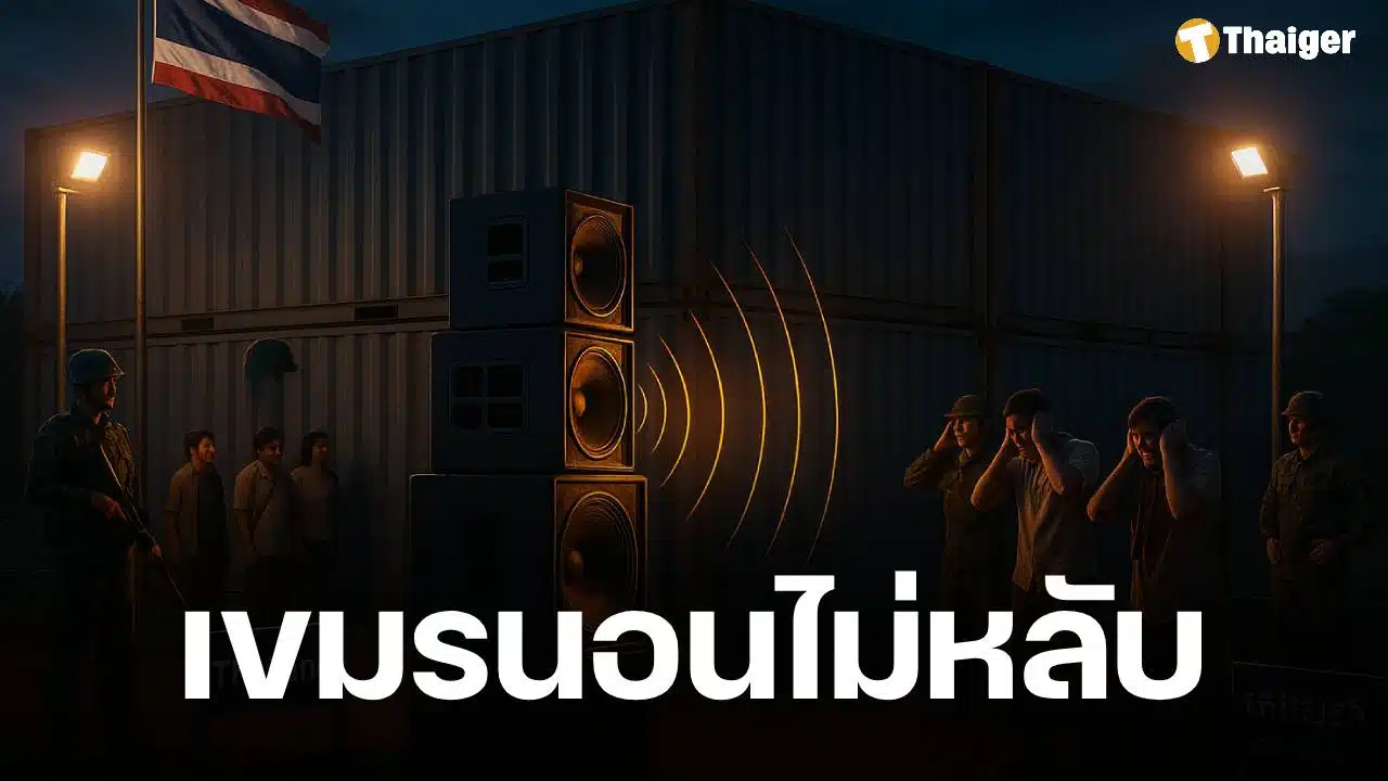 สื่อกัมพูชา ประณาม ไทย "ไร้มนุษยธรรม" เปิดเครื่องเสียงทั้งคืน ทำชาวเขมรทรมาน