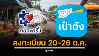 ครม. เคาะมาตรการกระตุ้นเศรษฐกิจชุดใหม่ เปิดไทม์ไลน์ ‘คนละครึ่งพลัส’ เริ่มใช้ปลายเดือน ต.ค. พร้อมเติมเงินบัตรสวัสดิการแห่งรัฐ 2 เดือน พ.ย.-ธ.ค.
