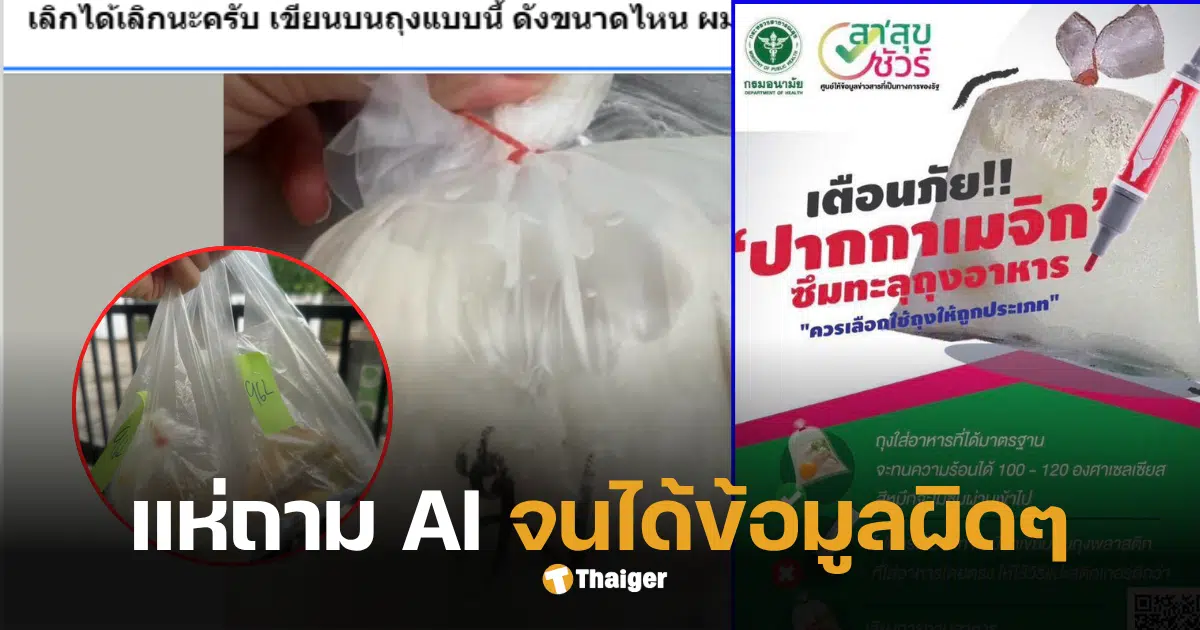 ปากกาเขียนถุงแกง