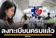 เต็มอีกแล้ว! ลงทะเบียน "คนละครึ่งพลัส" รอบเก็บตก สิทธิหมดเกลี้ยงภายไม่กี่ชั่วโมง