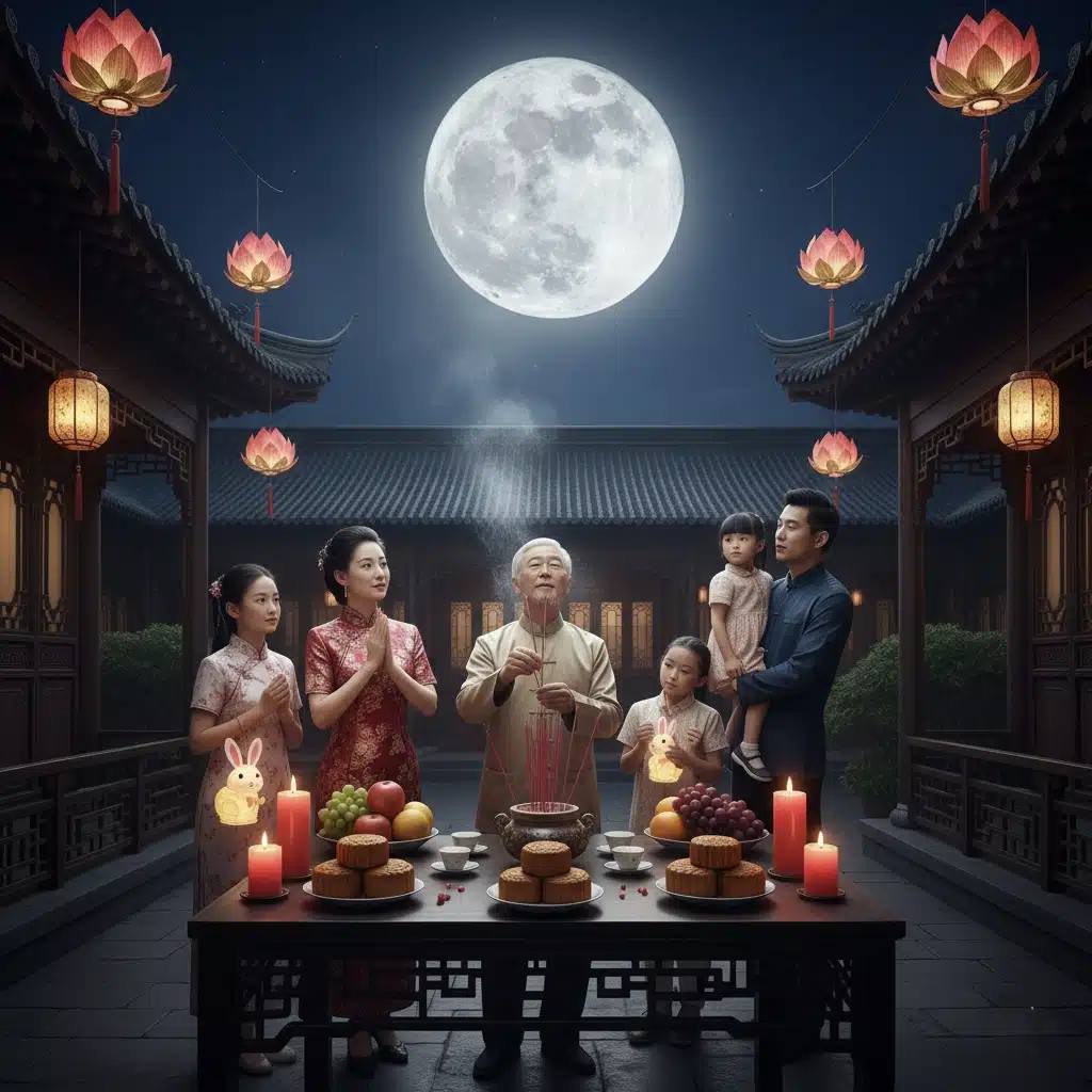 ครอบครัวไหว้พระจันทร์ 2568