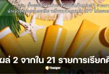 อย ครีมกันแดด 2 รายการ เรียกคืนออสเตรเลีย