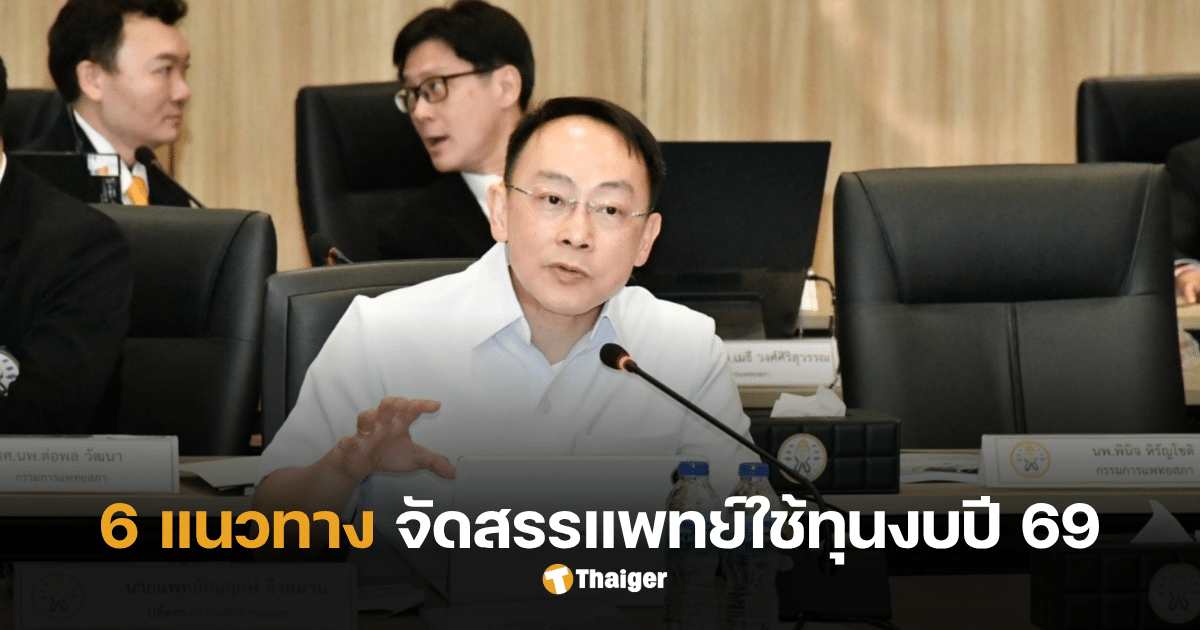 จัดสรรแพทย์ปีงบประมาณ 2569