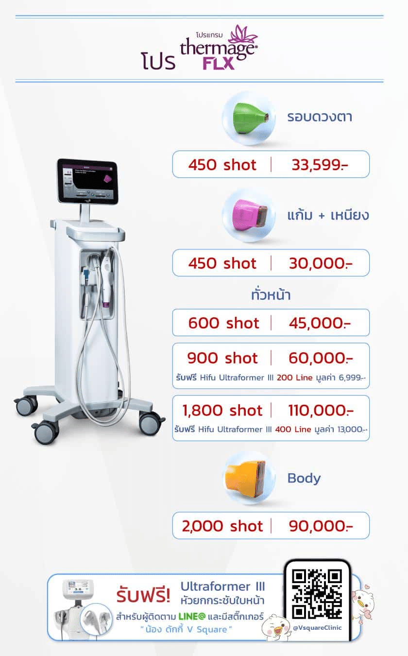 Thermage ราคาที่ V Square Clinic