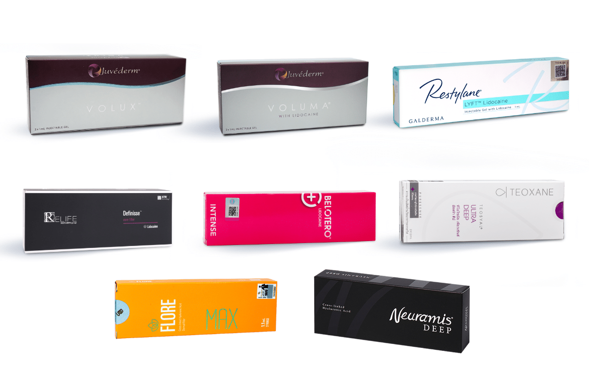 ฉีดฟิลเลอร์คาง ใช้ฟิลเลอร์ยี่ห้อไหนบ้าง