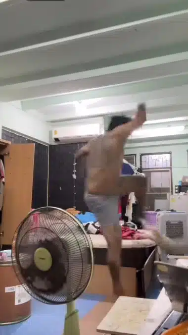 ชายเตะแมว - 2