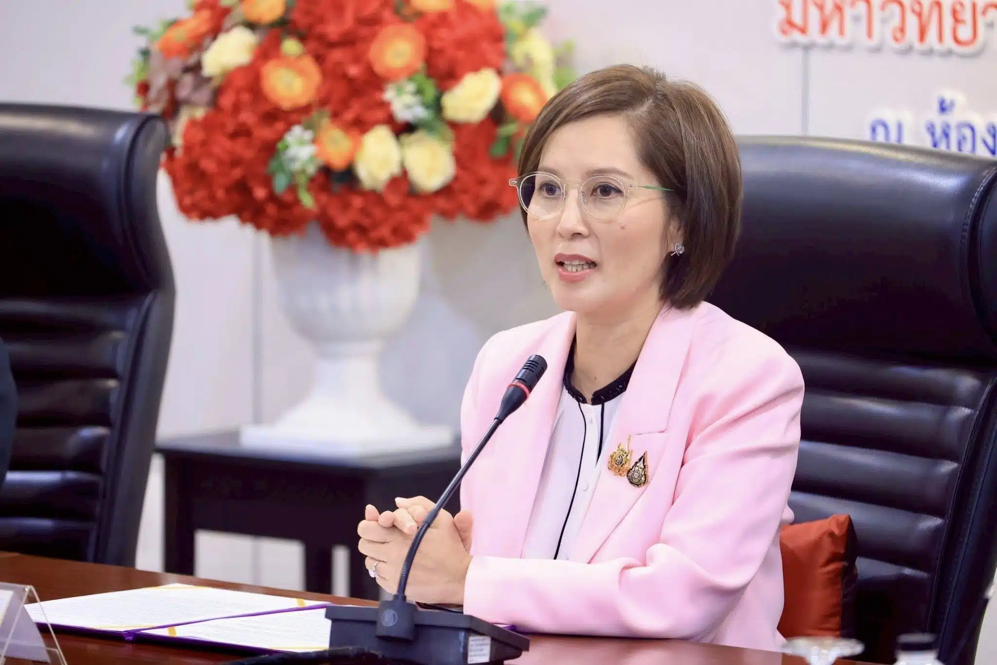 นางสาวตรีนุช เทียนทอง รัฐมนตรีว่าการกระทรวงแรงงาน