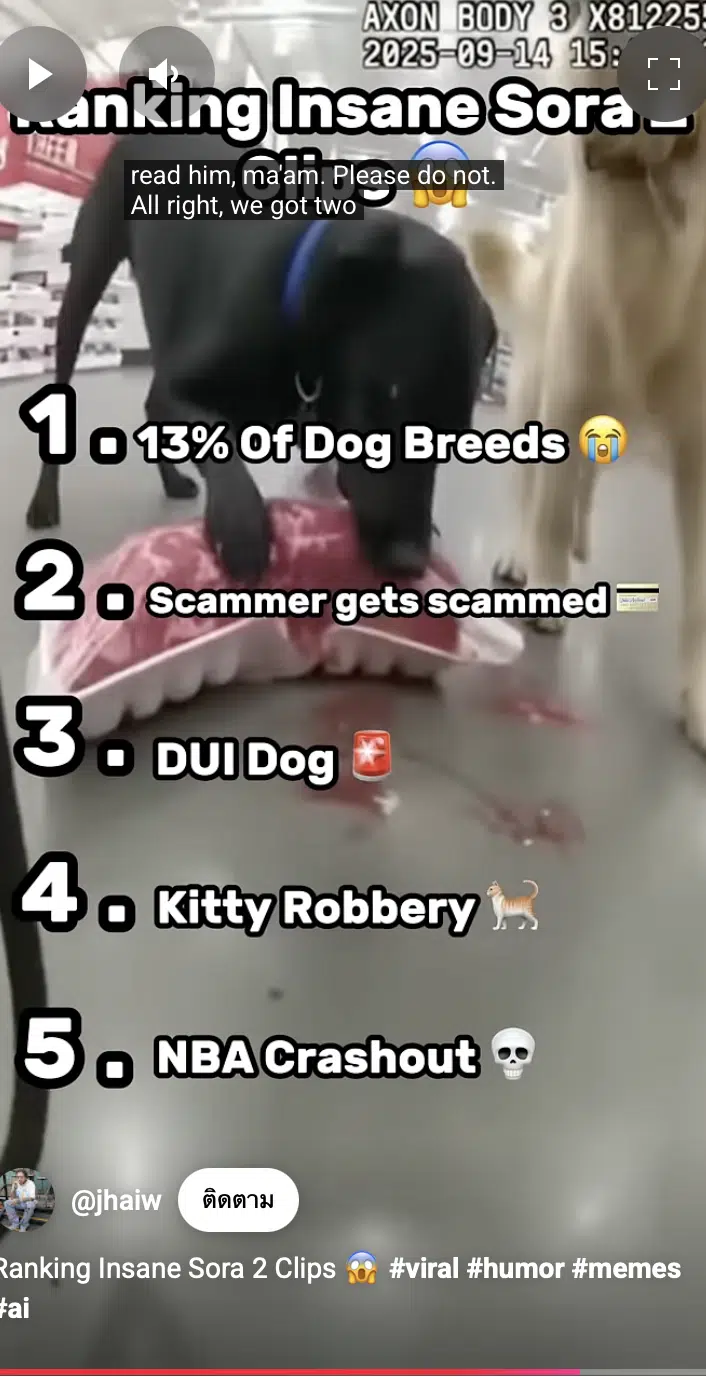 Sora 2 โมเดล AI สร้างวิดีโอจากข้อความเวอร์ชันล่าสุด สร้างเสียงประกอบ บทสนทนาสมจริงยิ่งขึ้น วิธีใช้งาน พร้อมเผยเทคนิคจับผิดวิดีโอที่สร้างจาก AI