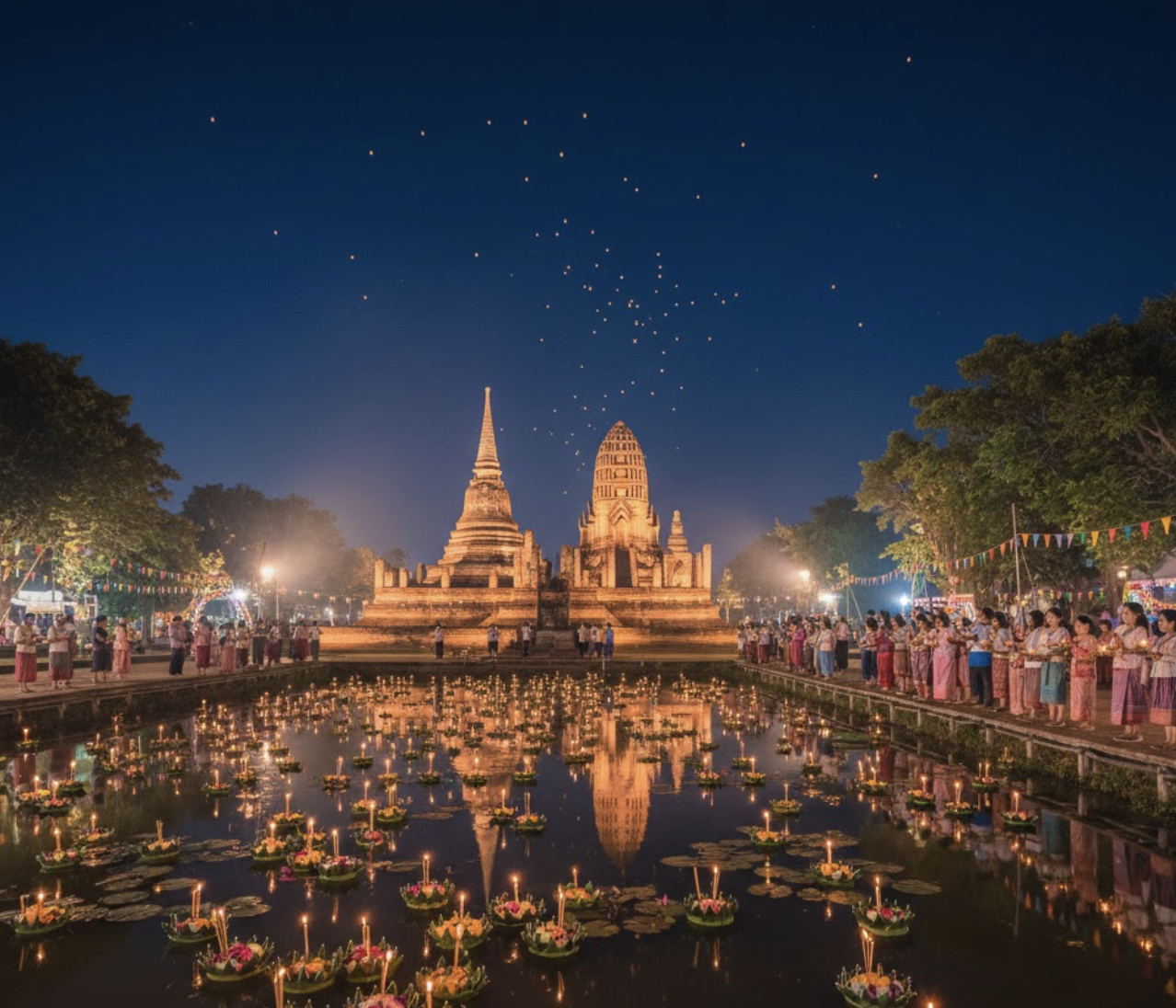 งานลอยกระทง 2568 ปีนี้ตรงกับวันพุธที่ 5 พฤศจิกายน