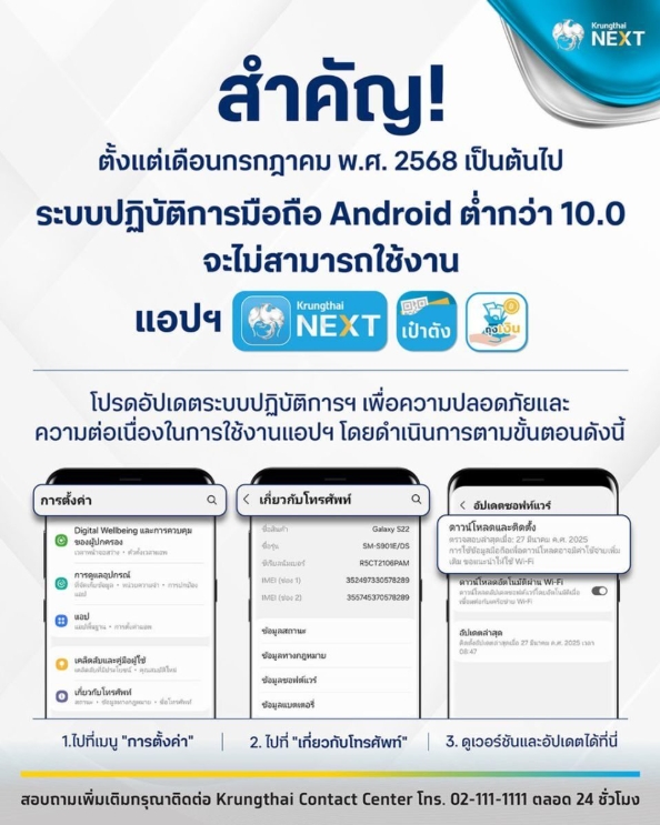 เช็กด่วน มือถือรุ่นเก่า ระวังอดได้เงิน คนละครึ่งพลัส สเปกต่ำแอปฯ ไม่รองรับ-1