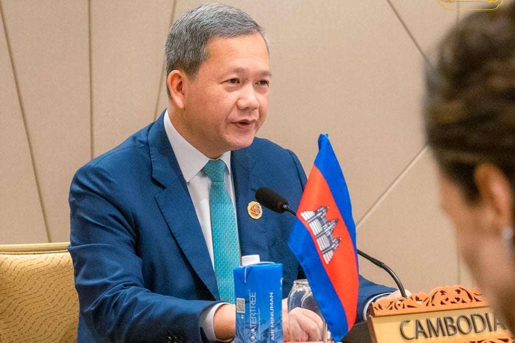 นายกรัฐมนตรีฮุน มาเนต ของกัมพูชา
