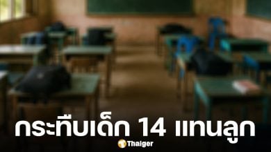 อุกอาจ! พ่อกร่างถือปืนบุกจ่อหัวเพื่อนของลูกวัย 14 ปี กระทืบน่วมคาห้องเรียน