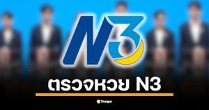 ตรวจหวย ผลสลาก N3 งวดวันที่ 16 พฤศจิกายน 2568 ครบทุกรางวัลที่นี่