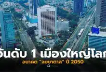 จาการ์ตา เมืองใหญ่ที่สุดในโลกอันดับ 1