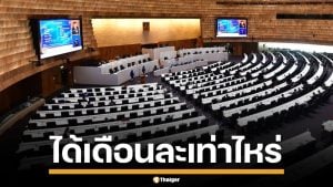 ส่องตัวเลขเงินเดือน สส. ได้เดือนละเท่าไหร่ และมีสวัสดิการอะไรบ้าง