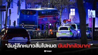 รถบัสสวเดนชน ต่างประเทศ