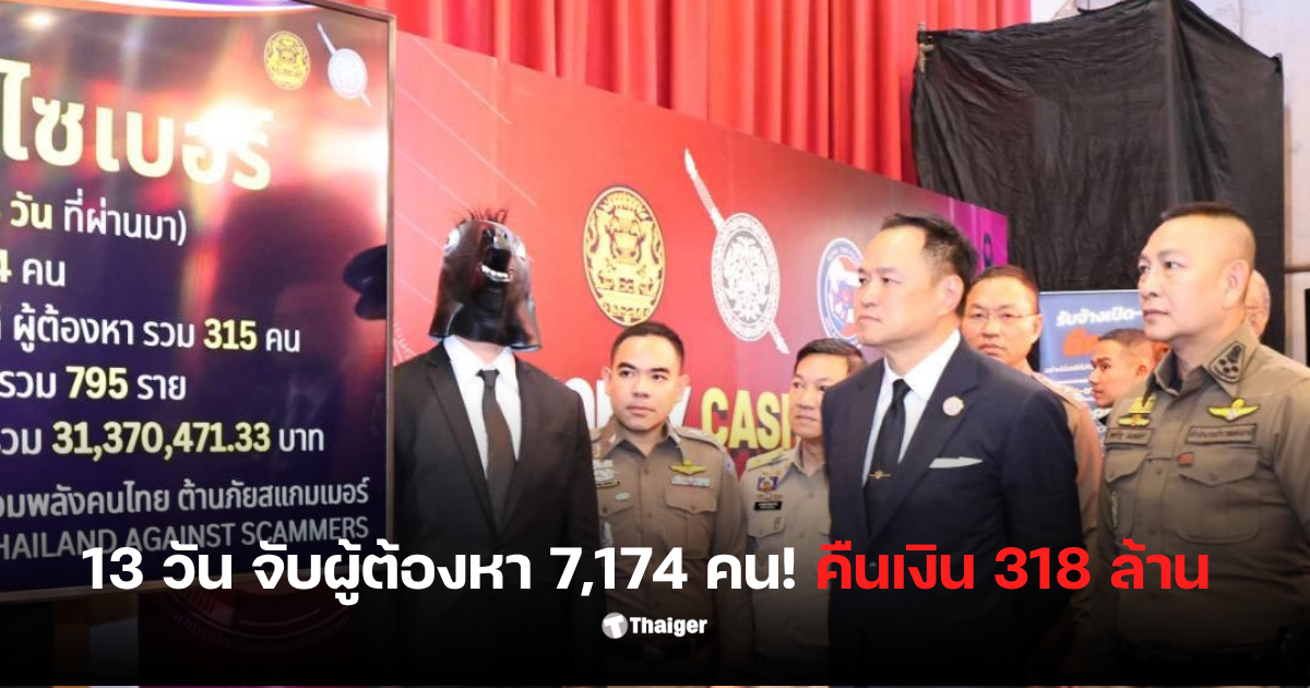 อนุทิน แถลงปราบสแกมเมอร์