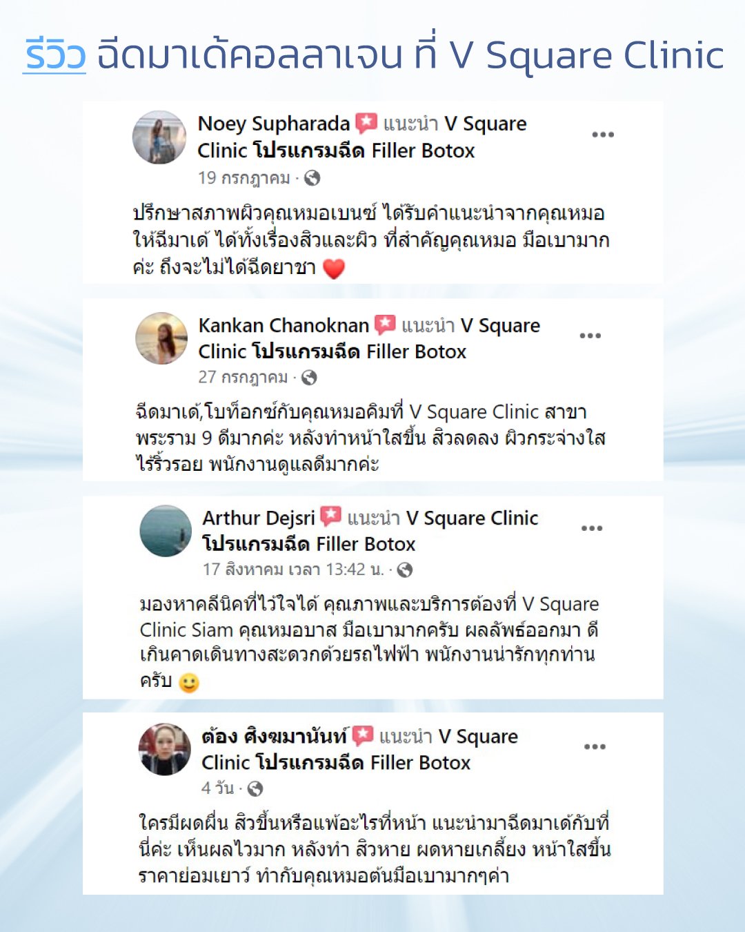 รีวิวฉีดเมโสหน้าใส