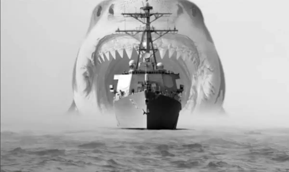 หนังเรื่องจอว์สได้แรงบันดาลใจจาก ยูเอสเอส อินเดียแนโพลิส