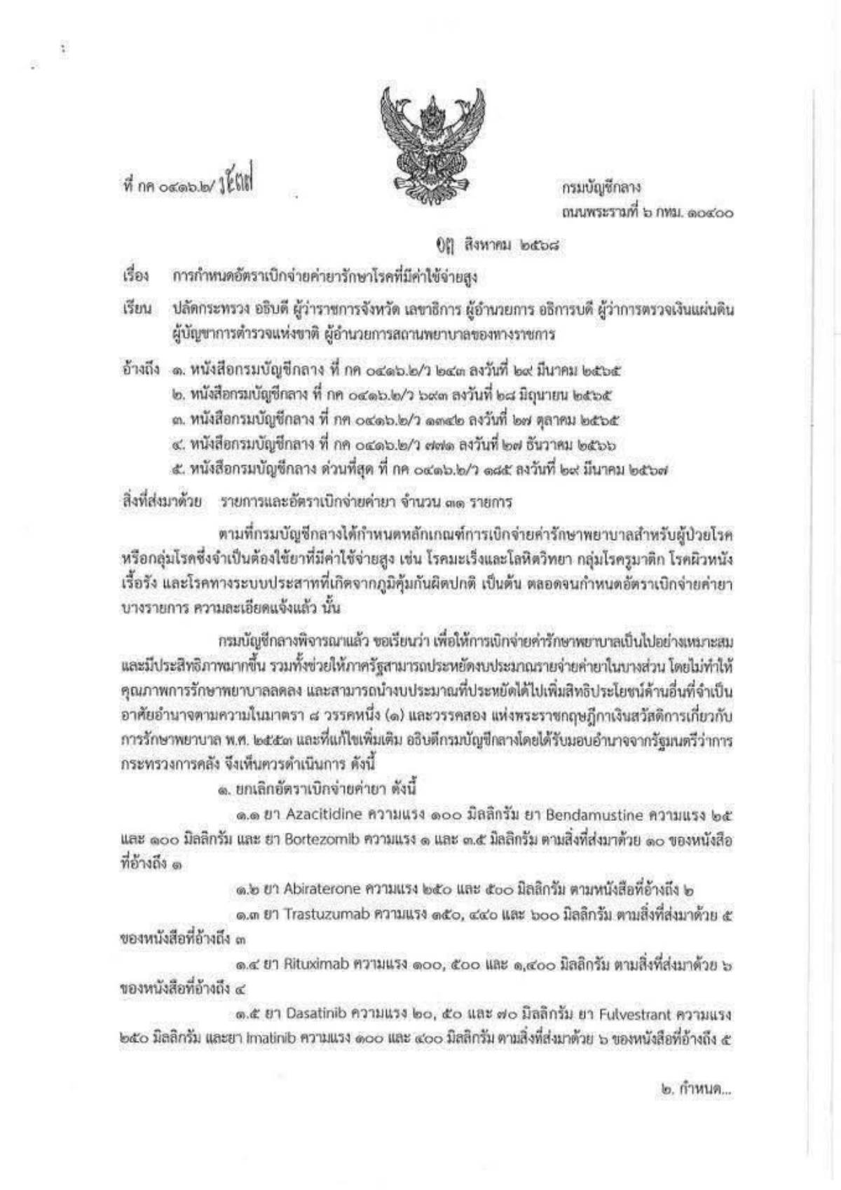 ข้าราชการ co payment