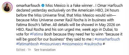 ฉาวโฉ่! อดีตกรรมการแฉยับ มิสยูนิเวิร์ส ล็อกมงให้ เม็กซิโก แลกผลประโยชน์ธุรกิจ-1