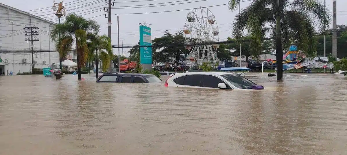 น้ำท่วมสงชลาวันนี้ 25 พ ย