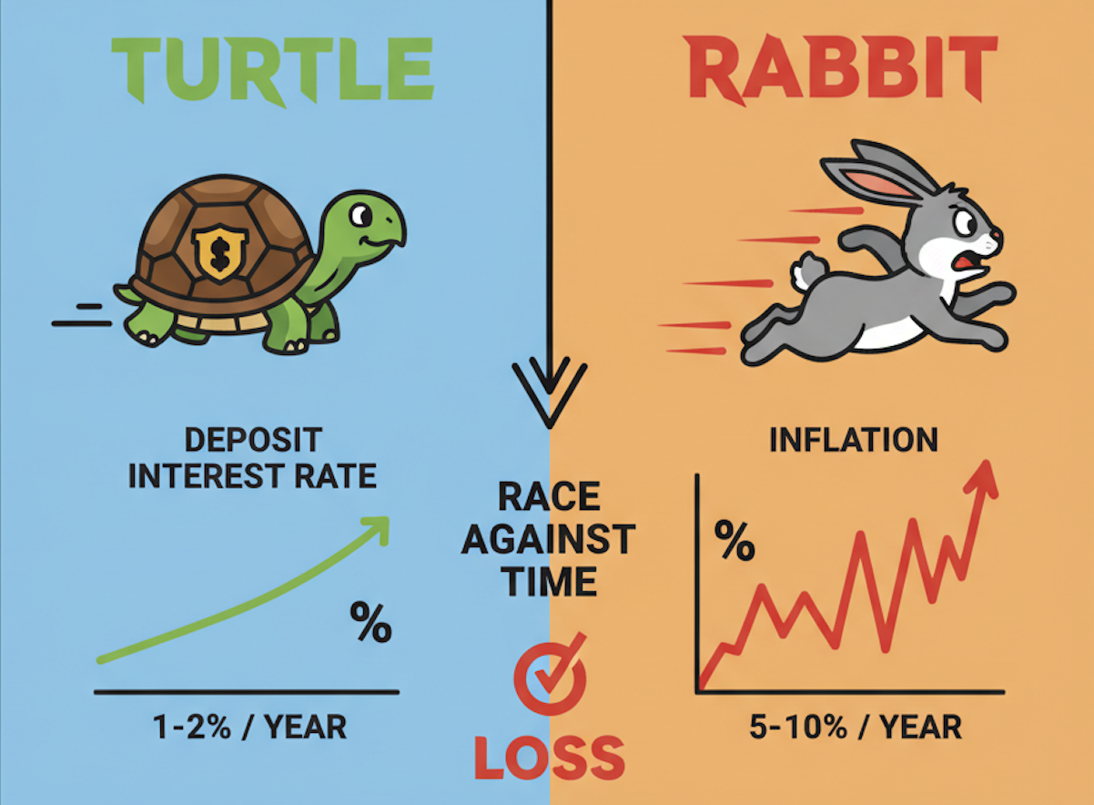 เปรียบเทียบเงินเฟ้อ กับ มูลค่าของเงิน