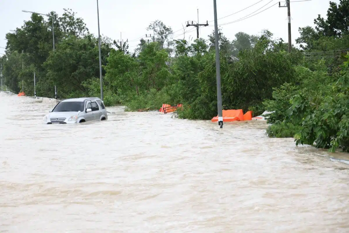 ระดับน้ำในอำเภอหาดใหญ่