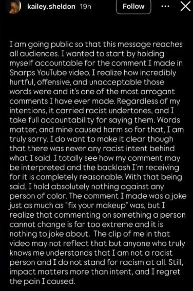 สาวโดนไล่ไปแต่งหน้าใหม่ สวนกลับด้วยการเหยียดผิวสี