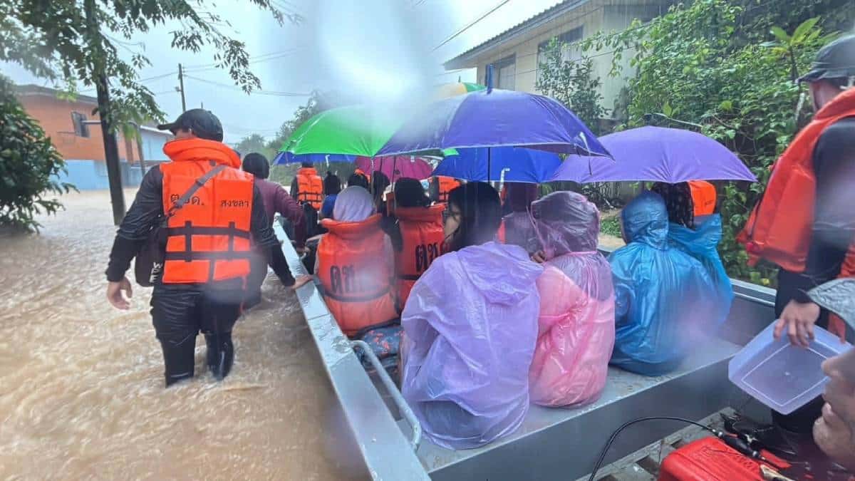 หาดใหญ่น้ําท่วมหนักในรอบกี่ปี