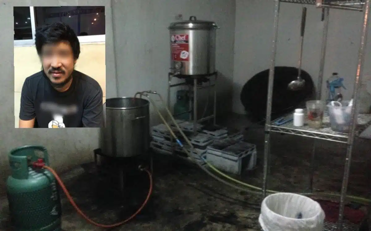 เท่าพิภพต้มเบียร์ ถูกจับ มกราคม 2560