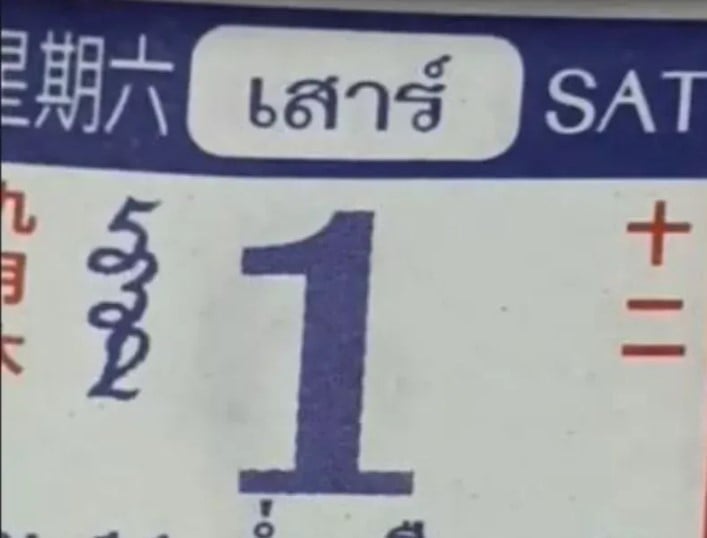 เลขเด็ด ปฏิทินจีน 1 พฤศจิกายน 2568