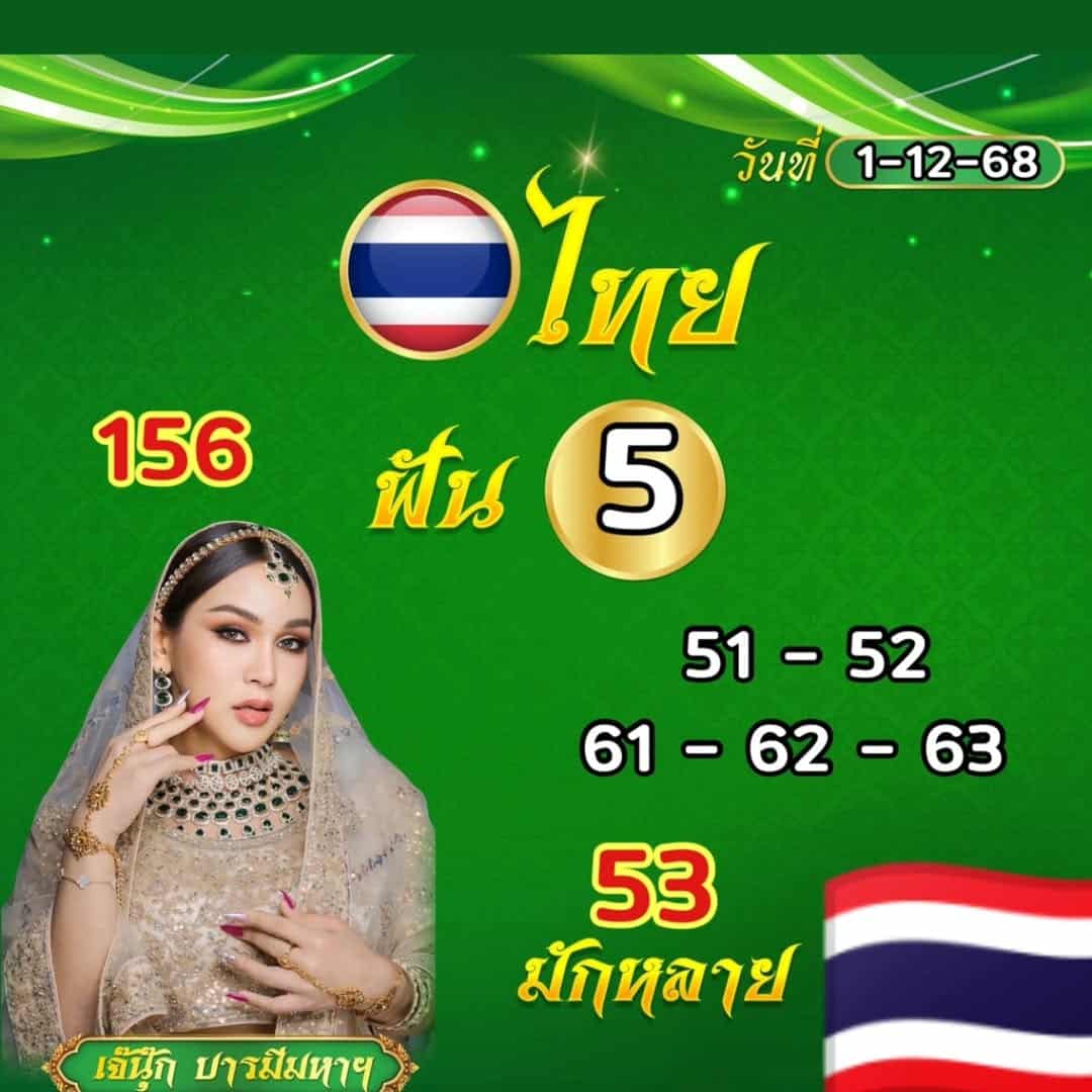 เลขเด็ด เจ๊นุ๊ก บารมีมหาเฮง งวดหวยออกวันจันทร์ 1 12 68 สลากสัญจร กำแพงเพชร-1