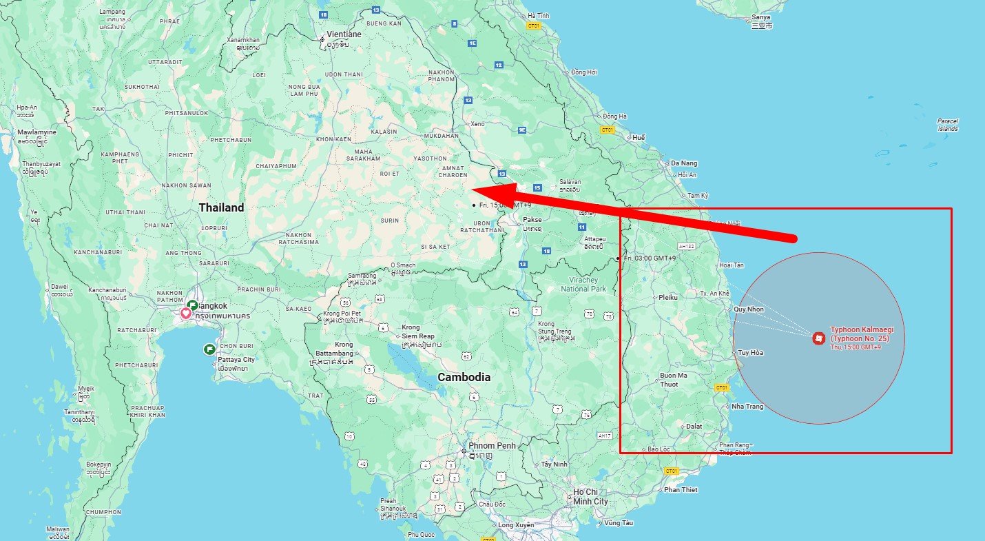 เส้นทางพายุคัลแมกี