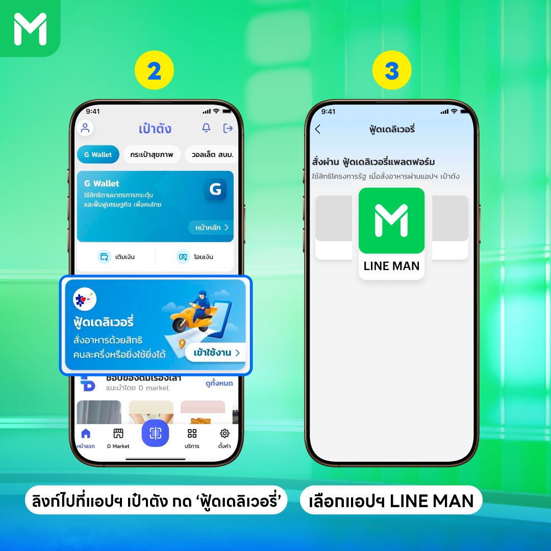 แนะนำ 6 ขั้นตอน ใช้สิทธิคนละครึ่งพลัส ผ่าน LINEMAN -2