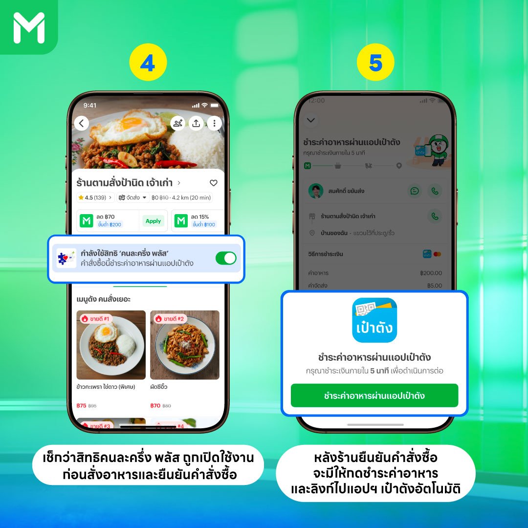 แนะนำ 6 ขั้นตอน ใช้สิทธิคนละครึ่งพลัส ผ่าน LINEMAN -3
