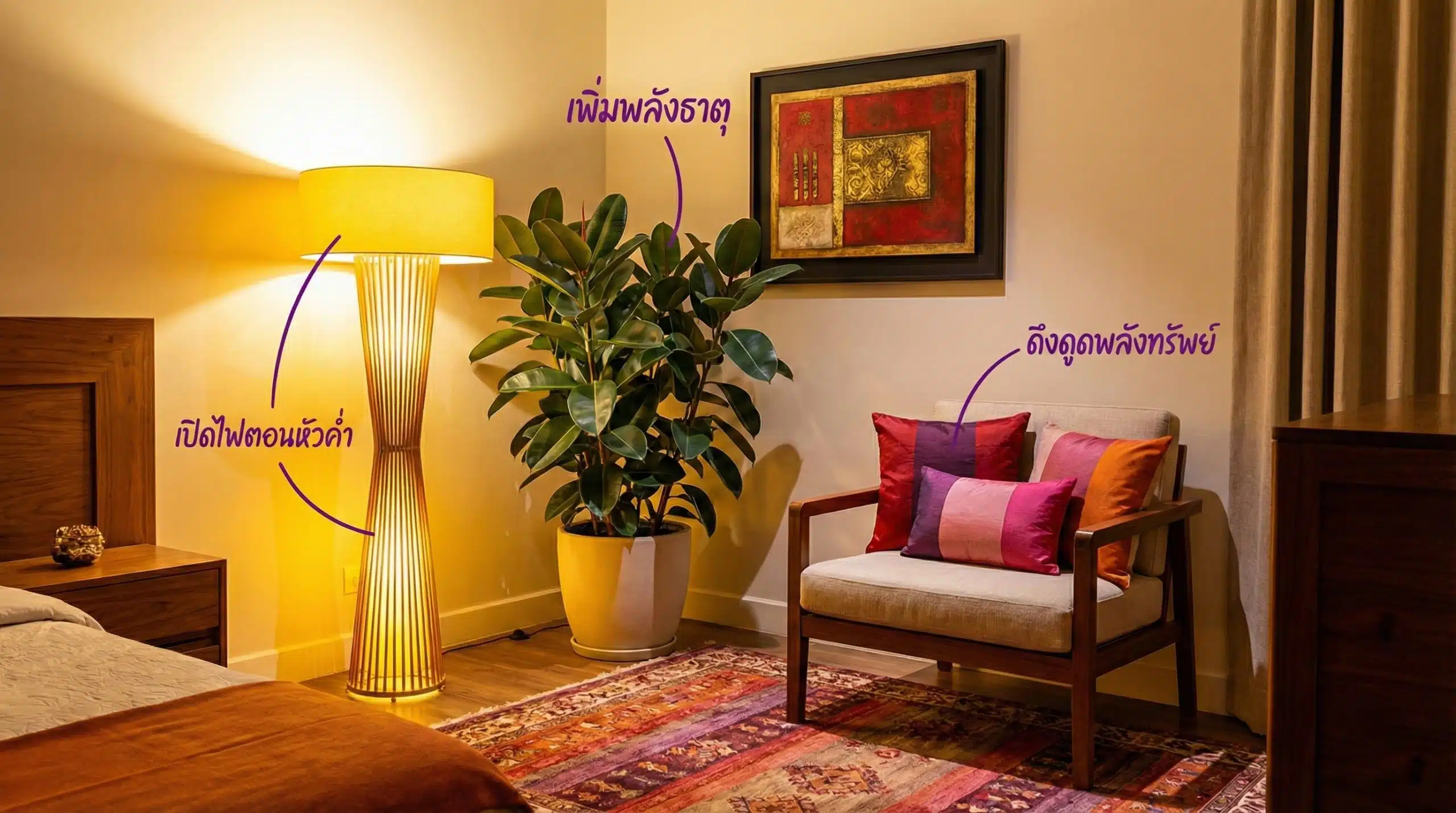 ฮวงจุ้ย จัดห้องรับทรัพย์ ปรับทิศรับโชค ตามหลักดาวเหิน ประจำปี 2569