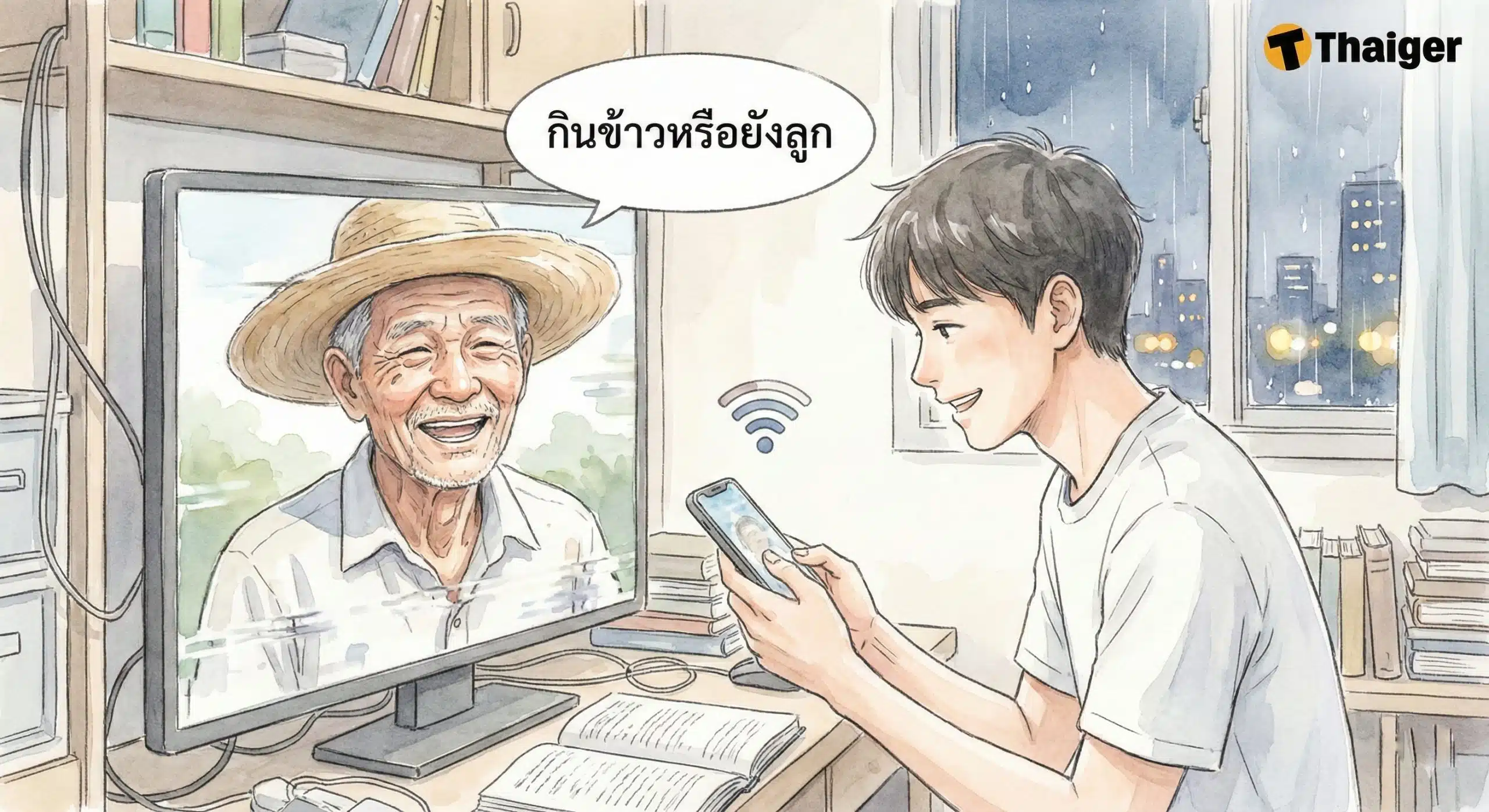 เรียงความวันพ่อแห่งชาติ 2568 เรื่องที่ 4 ความห่วงใยผ่านหน้าจอ มุมมองโลกยุคดิจิทัล