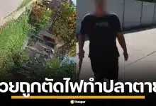 ฉุนจัด! ลูกบ้านค้างค่าไฟ คว้าท่อนไม้ไล่ตี-ขู่ฆ่า เจ้าหน้าที่ตัดไฟ อ้างทำปลาตาย