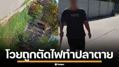 ฉุนจัด! ลูกบ้านค้างค่าไฟ คว้าท่อนไม้ไล่ตี-ขู่ฆ่า เจ้าหน้าที่ตัดไฟ อ้างทำปลาตาย