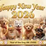 แจกฟรี ภาพสวัสดีปีใหม่ 2569/2026 อวยพรปีใหม่ สคส. ให้คนที่รัก